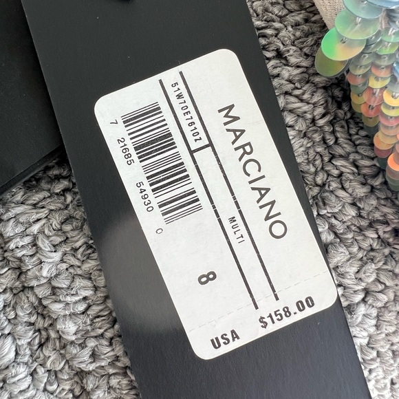 NWT Marciano Sequin Mini Skirt Size 8 - Picture 13 of 14